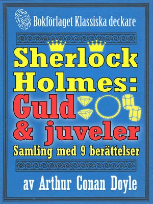 cover image of Sherlock Holmes-samling: 9 berättelser om guld och juveler 